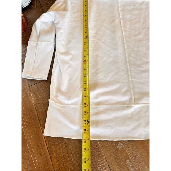 SPANX Women's Perfect Length Top Dolman 3/4 Sleeve Sweatshirt Powder Size  XSmal - Picture 7 of 9